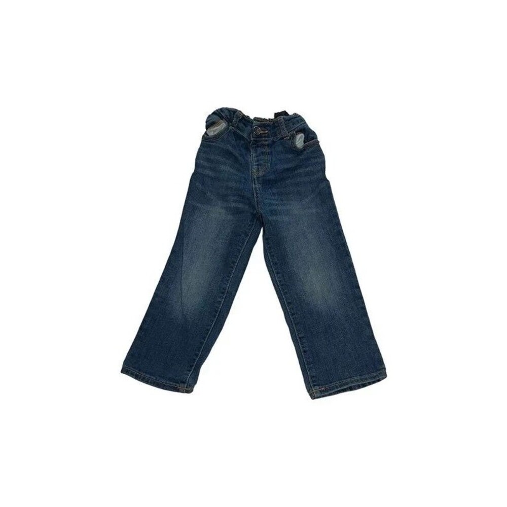 The Children’s Place Boys’ Straight Leg Denim Jeans - Size 3T - Adjustable Waist